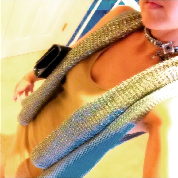 Alice olivia sequined cascade cardigan vest XS/P - Picture 5 of 5